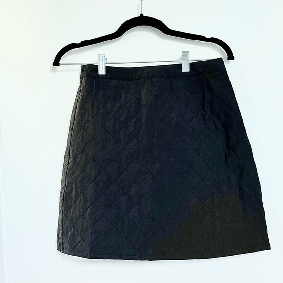 ASOS Lola May Quilted Mini Skirt in Black Size 6 S/M Tag Attached - Picture 5 of 7